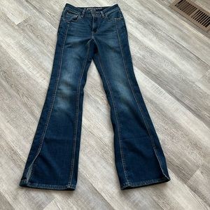 M Jeans by Maurice’s. Womens flare with bottom slits. Size 2.